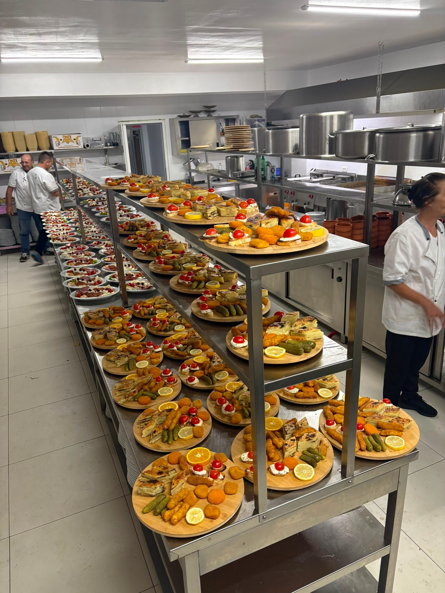 Plated dinner service